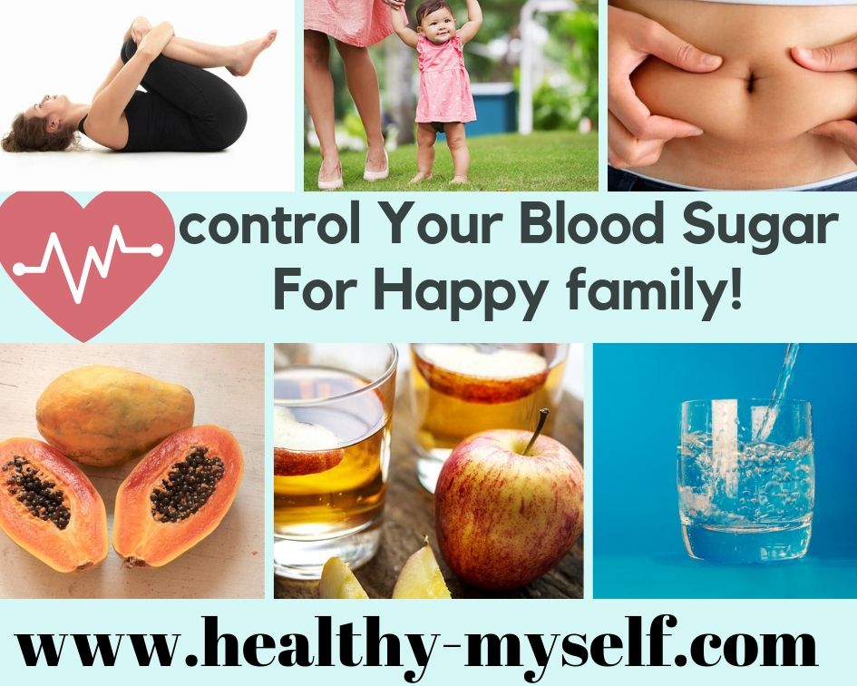 Know blood sugar  level and Control Blood Sugar Level /Healthy-myself.com