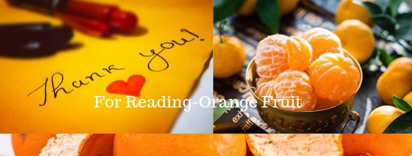 Thank You For Reading-Orange -Fruit /healthy-myself.com