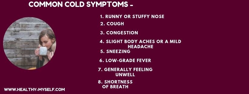 Common Cold Symptoms-Healthy-myself.com