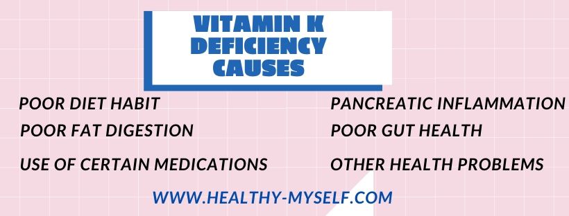 Vitamin k deficiency causes / healthy-myself.com